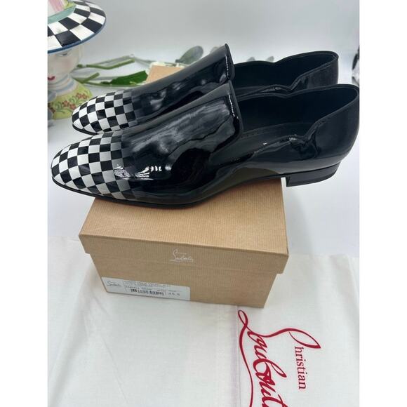 Men\'s Christian Louboutin, dandy chick Formula One Orlato loafers size 45.5 main image 5